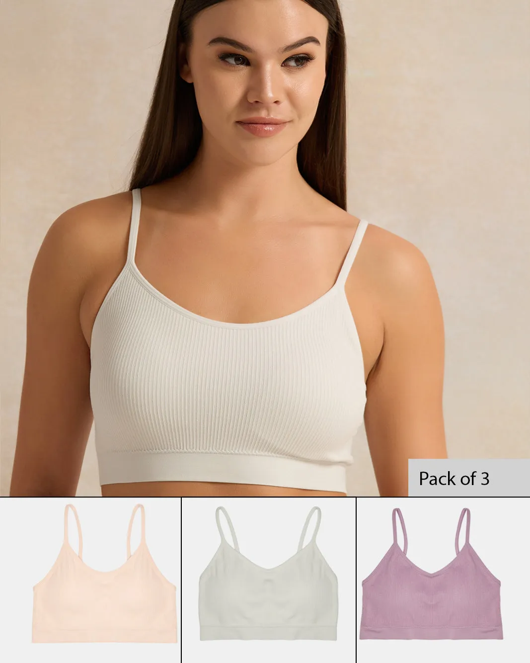 Women Assorted Comfort Bra Set (Pack of 3) sold by Redtag