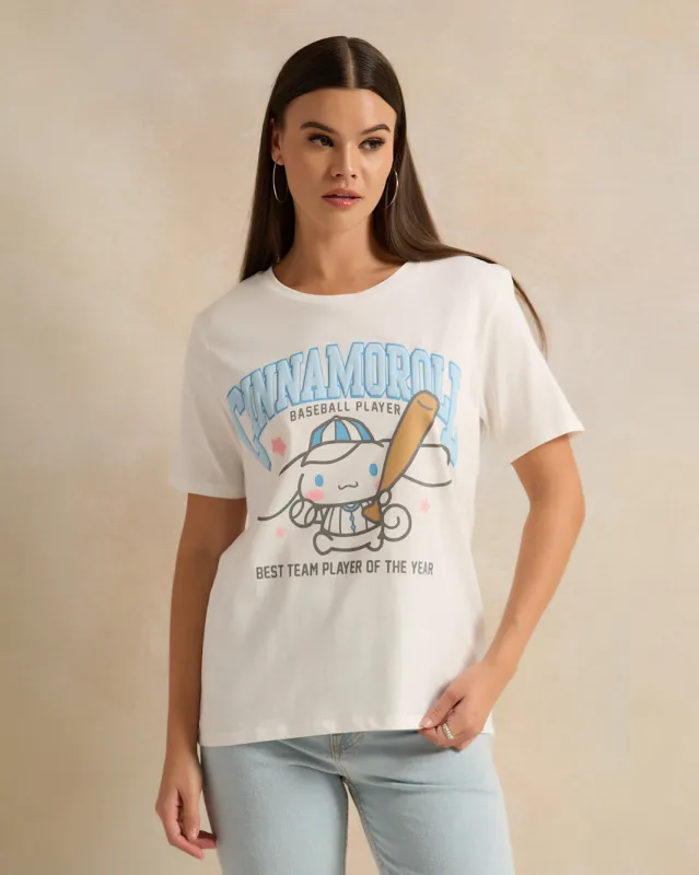 Women White Printed T-Shirt sold by Redtag