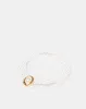 Women White Pearl Embellished Bracelet sold by Redtag