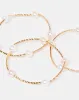 Women Gold Embellished Bracelets Set Of (3 Piece) sold by Redtag