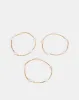 Women Gold Embellished Bracelets Set Of (3 Piece) sold by Redtag
