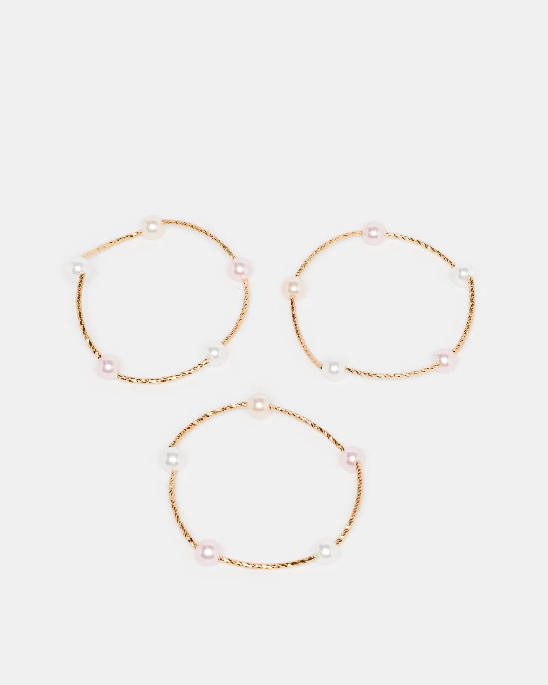 Women Gold Embellished Bracelets Set Of (3 Piece) sold by Redtag