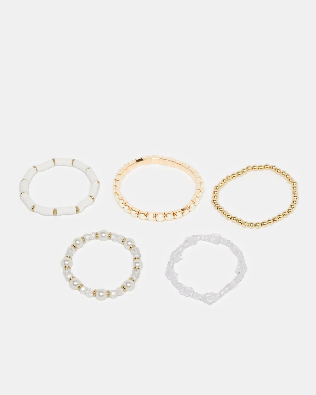 Women Assorted Embellished Bracelets Set Of (5 Piece) sold by Redtag