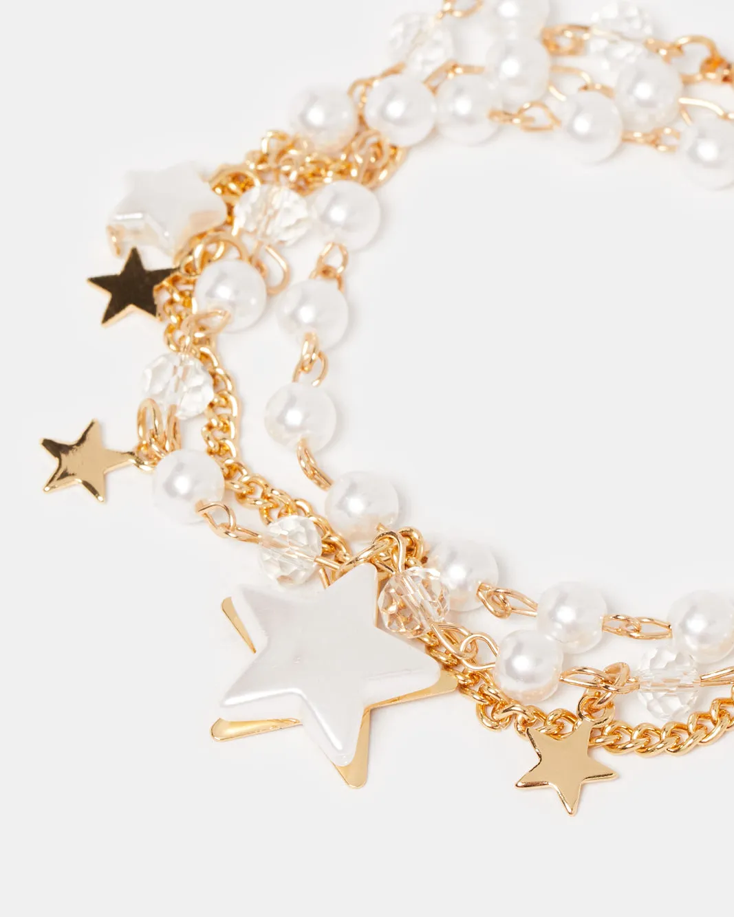 Women Gold Pearl Embellished Anklet sold by Redtag product image thumbnail 3