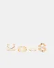 Women Gold Embellished Ring Set (Pack of 4) sold by Redtag