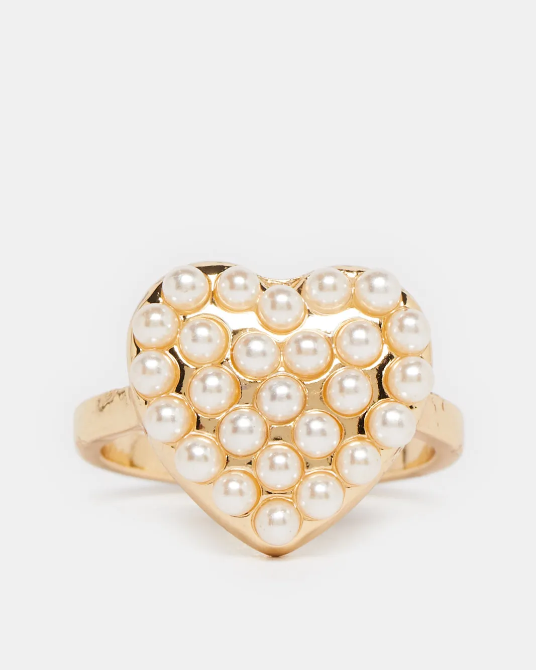 Women Gold Embellished Ring sold by Redtag