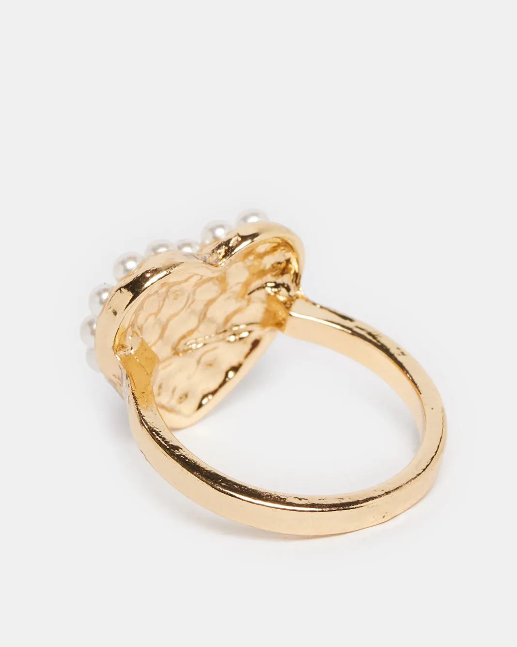 Women Gold Embellished Ring sold by Redtag product image thumbnail 3