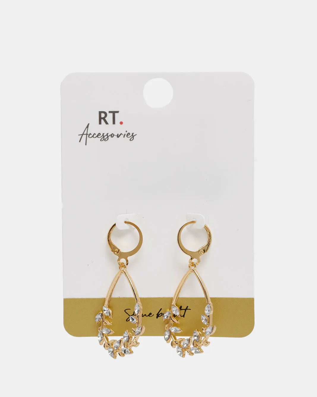 Women Gold Embellished Earring sold by Redtag