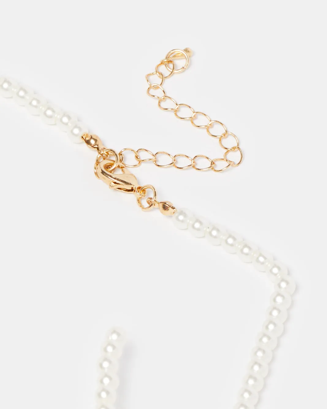 Women Pearl Embellished Necklace sold by Redtag product image thumbnail 3