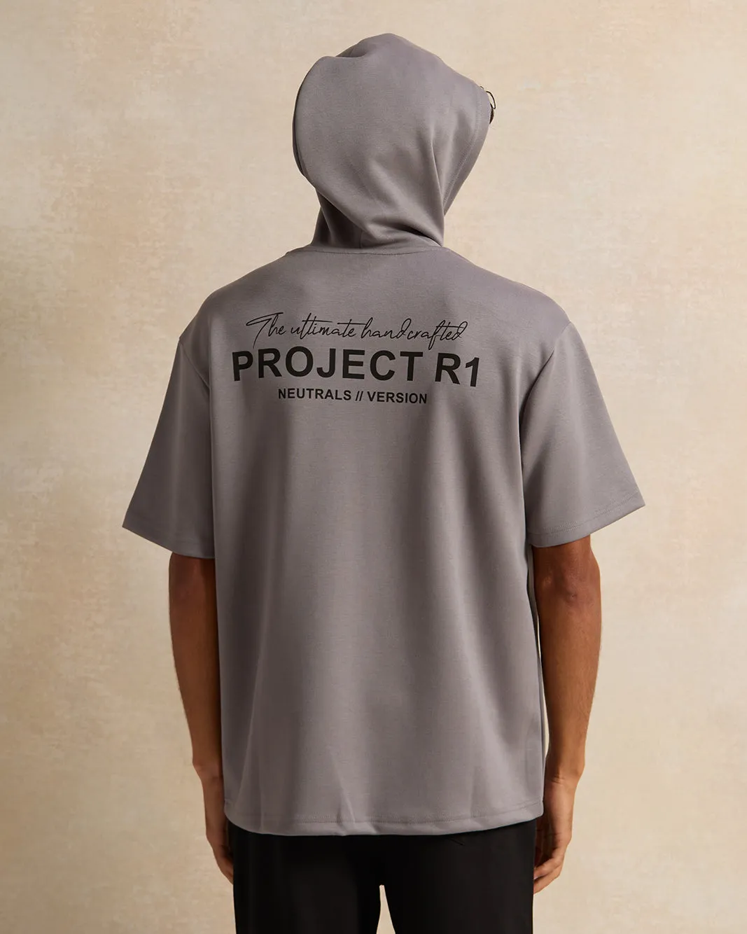 Men Grey Hooded Printed Lounge Sweatshirt sold by Redtag product image thumbnail 3