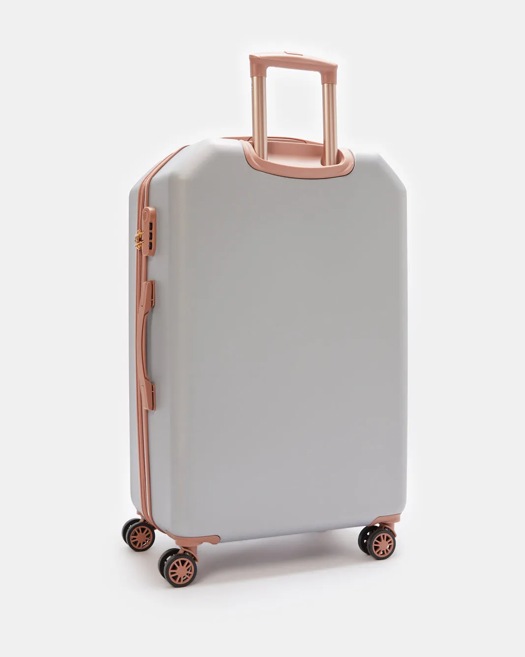 Silver Textured Trolley Luggage 32 Inch sold by Redtag product image thumbnail 2