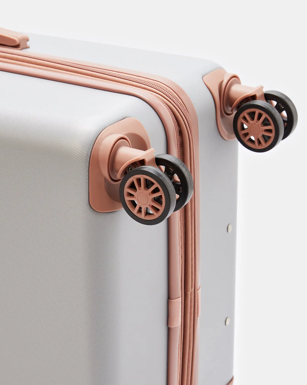 Silver Textured Trolley Luggage 32 Inch sold by Redtag product image thumbnail 4