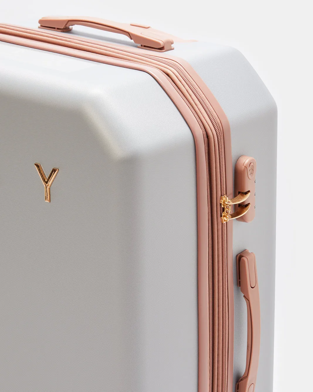 Silver Textured Trolley Luggage 32 Inch sold by Redtag product image thumbnail 3