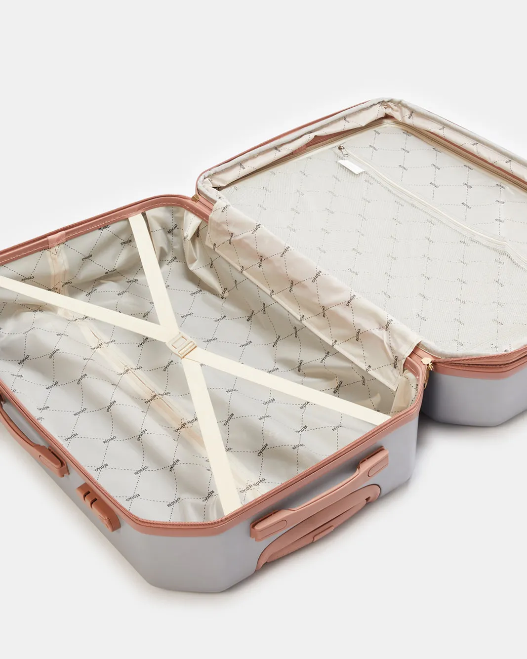 Silver Textured Trolley Luggage 32 Inch sold by Redtag product image thumbnail 5