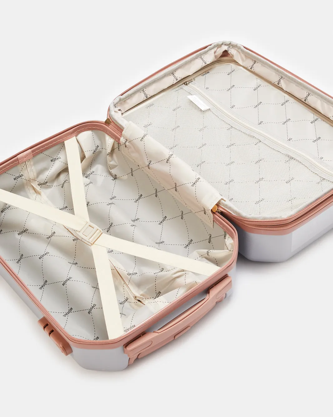 Silver Textured Trolley Luggage 20 Inch sold by Redtag product image thumbnail 5