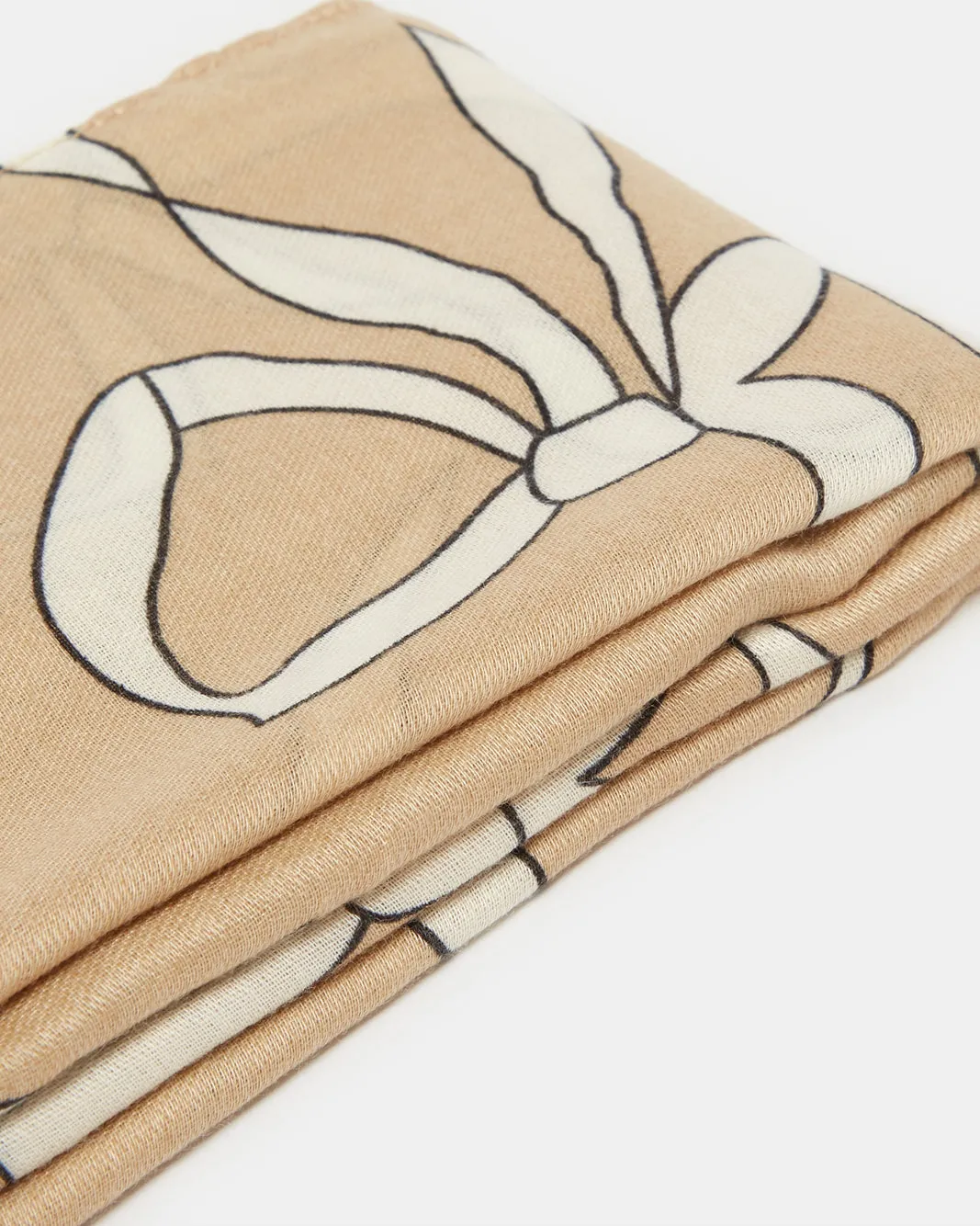 Women Beige Printed Scarf sold by Redtag product image thumbnail 3