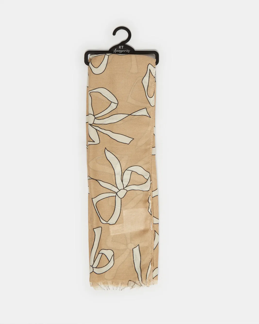 Women Beige Printed Scarf sold by Redtag