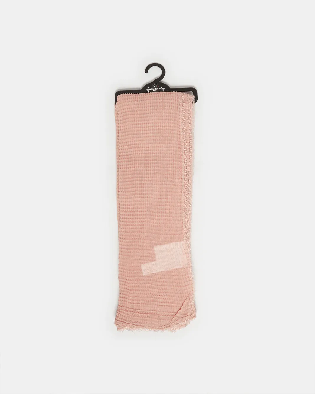 Women Pink Scarf With Tassels sold by Redtag