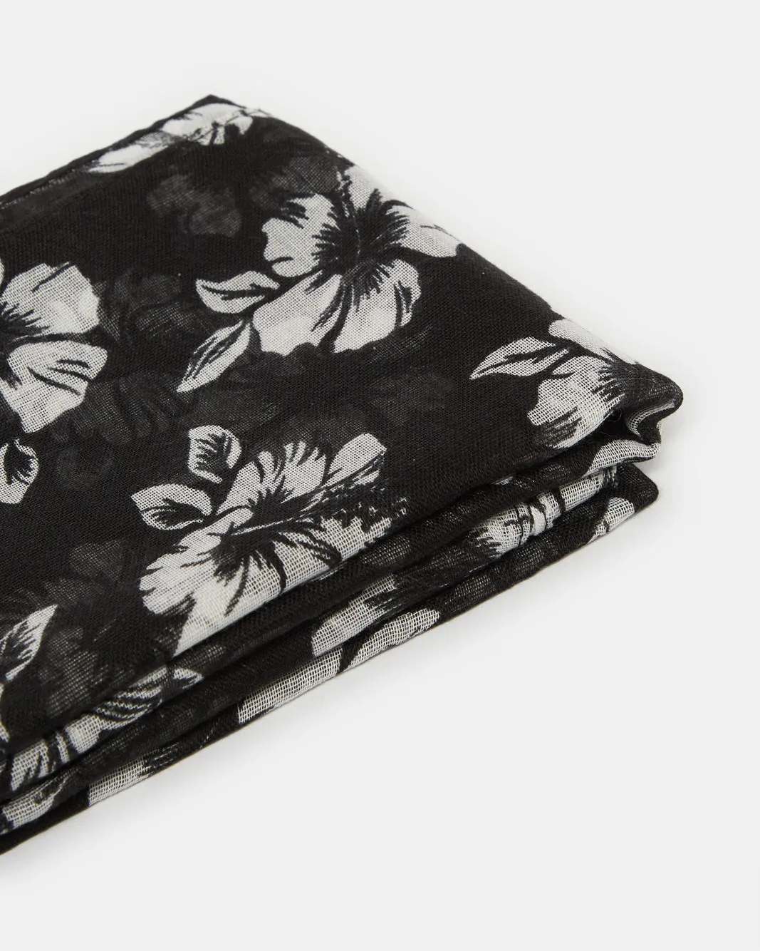 Women Black Printed Scarf sold by Redtag product image thumbnail 3