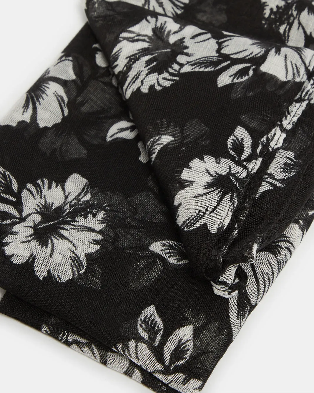 Women Black Printed Scarf sold by Redtag product image thumbnail 4