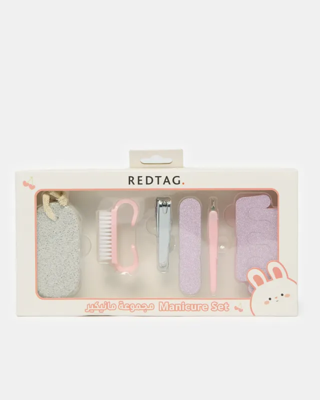 Women Pink Manicure Set (7 Piece) sold by Redtag