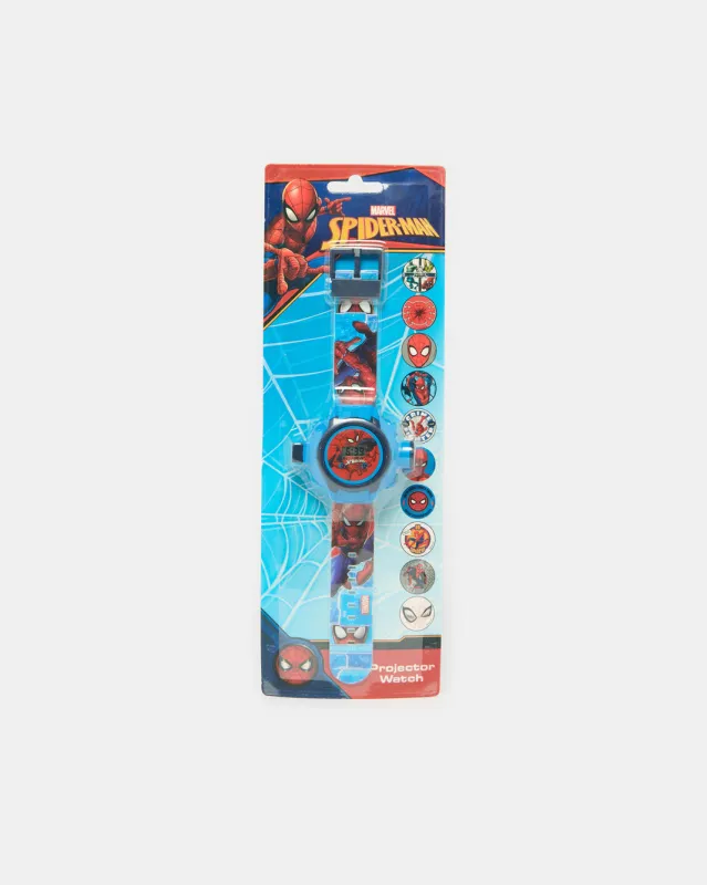 Boys Blue and Red Spider Man Projector Watch sold by Redtag