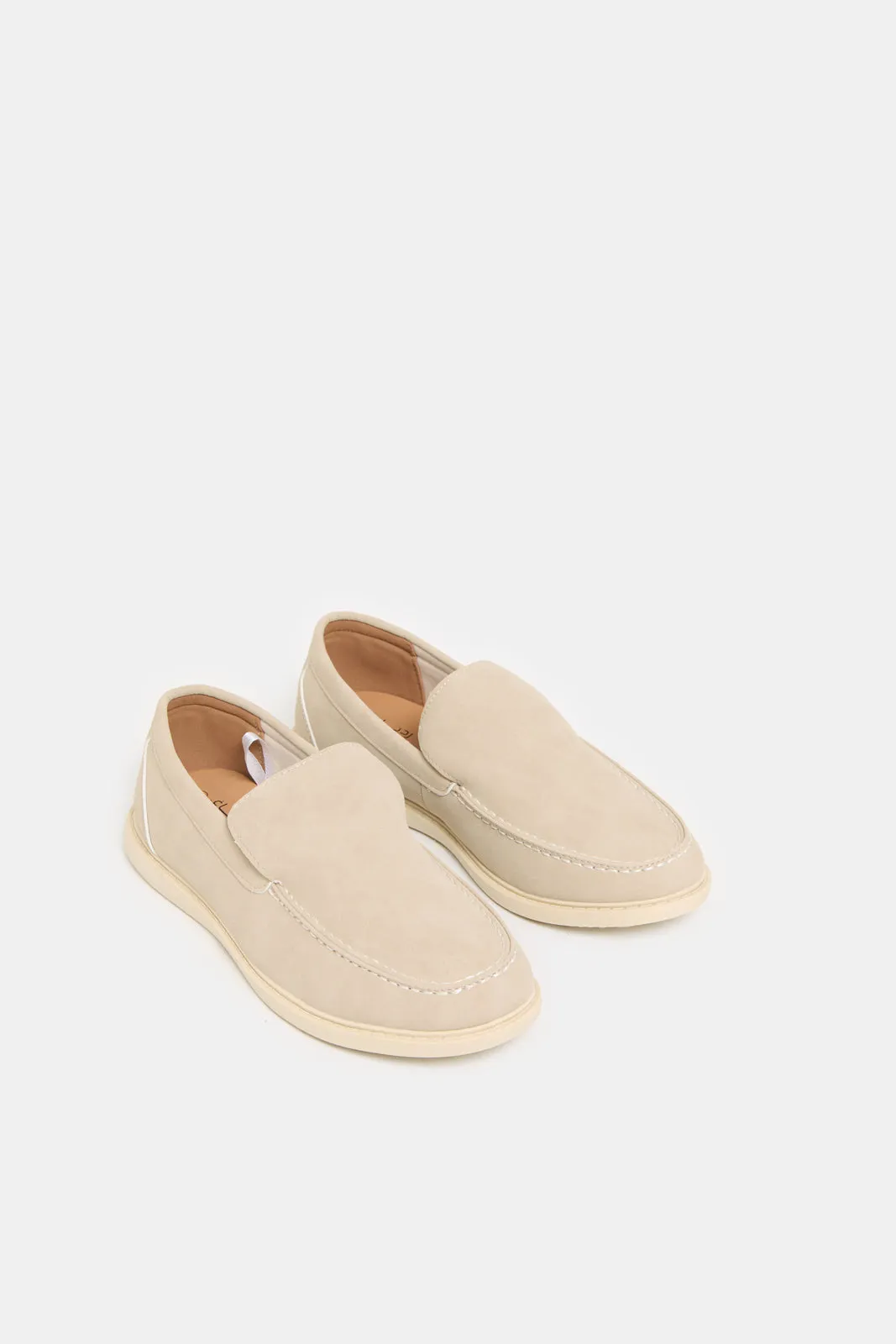 Senior Boys Beige Plain Loafer sold by Redtag product image thumbnail 2