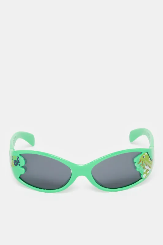 Boys Green Round Sunglasses sold by Redtag
