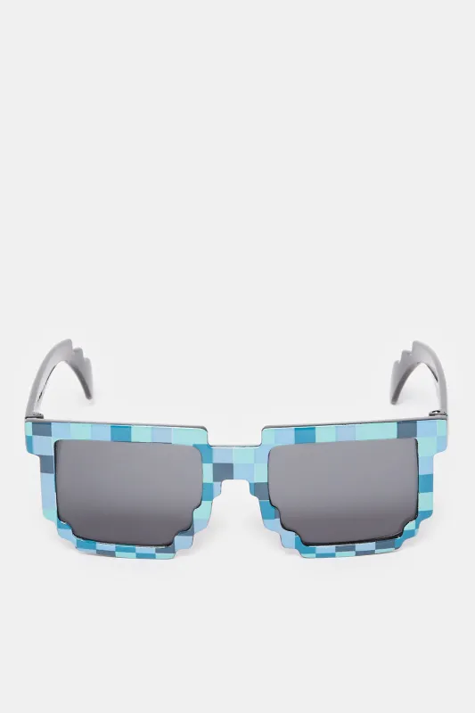 Boys Blue Wayfarer Embellished Sunglasses sold by Redtag