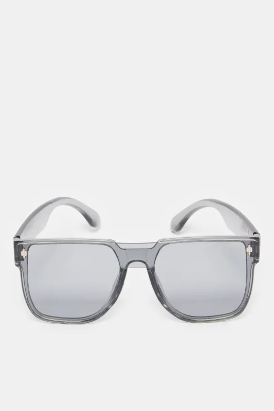 Men Grey Wayfarer Sunglasses sold by Redtag