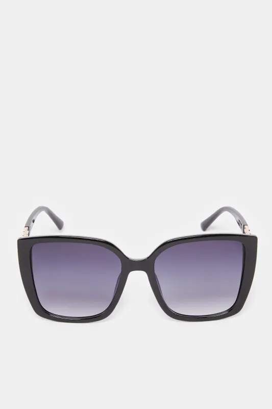 Women Black Oversize Sunglasses sold by Redtag