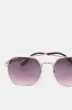 Women Gold Oversize Sunglasses sold by Redtag