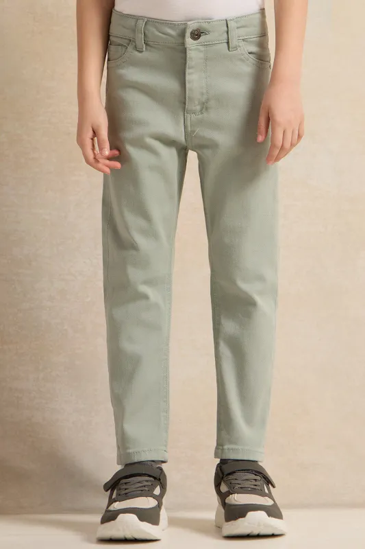 Boys Grey Regular Fit Jeans sold by Redtag