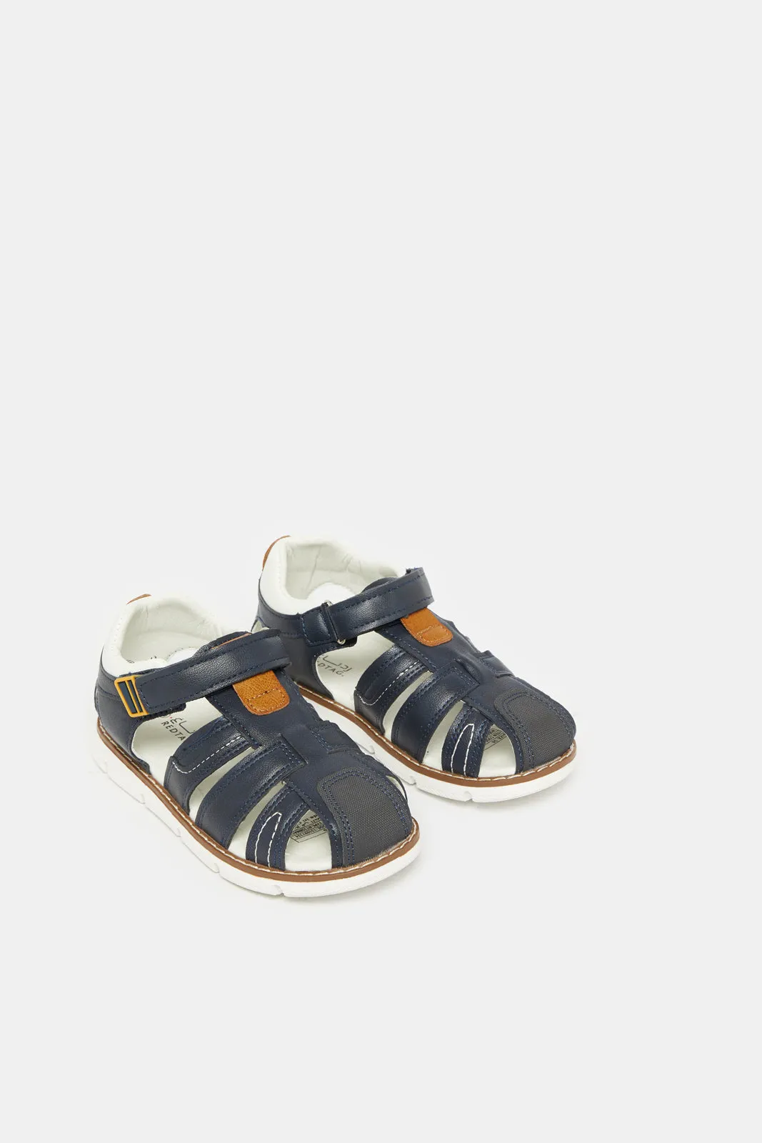 Boys Navy Fisherman Sandals sold by Redtag product image thumbnail 2
