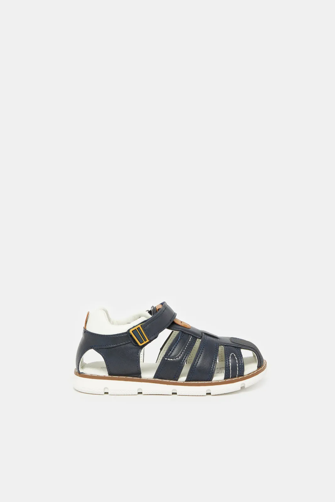 Boys Navy Fisherman Sandals sold by Redtag