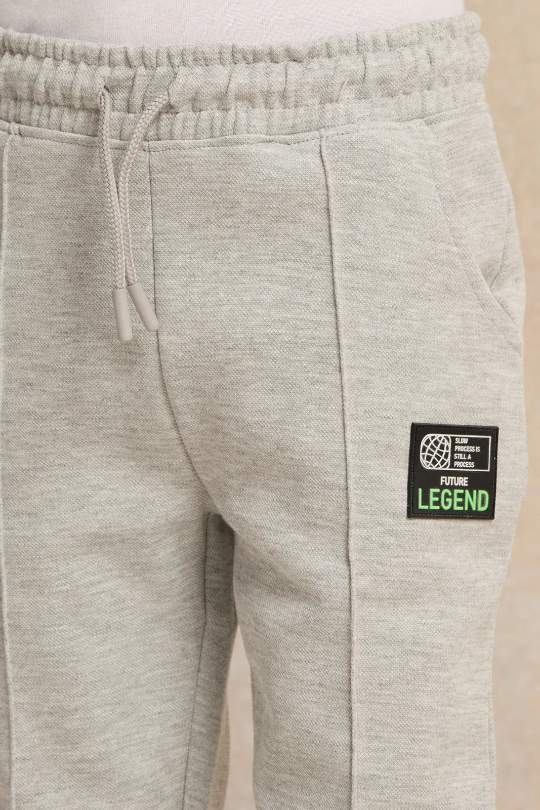 Boys Grey Pleated Active Pants sold by Redtag product image thumbnail 4