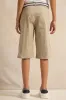 Boys Beige Shorts With Belt sold by Redtag