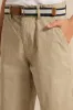 Boys Beige Shorts With Belt sold by Redtag