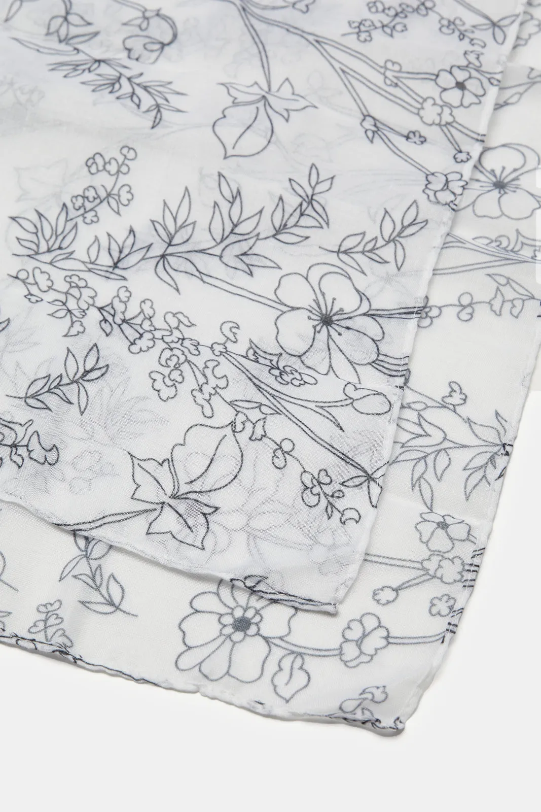 Women Multicolor Floral Printed Scarf sold by Redtag product image thumbnail 4