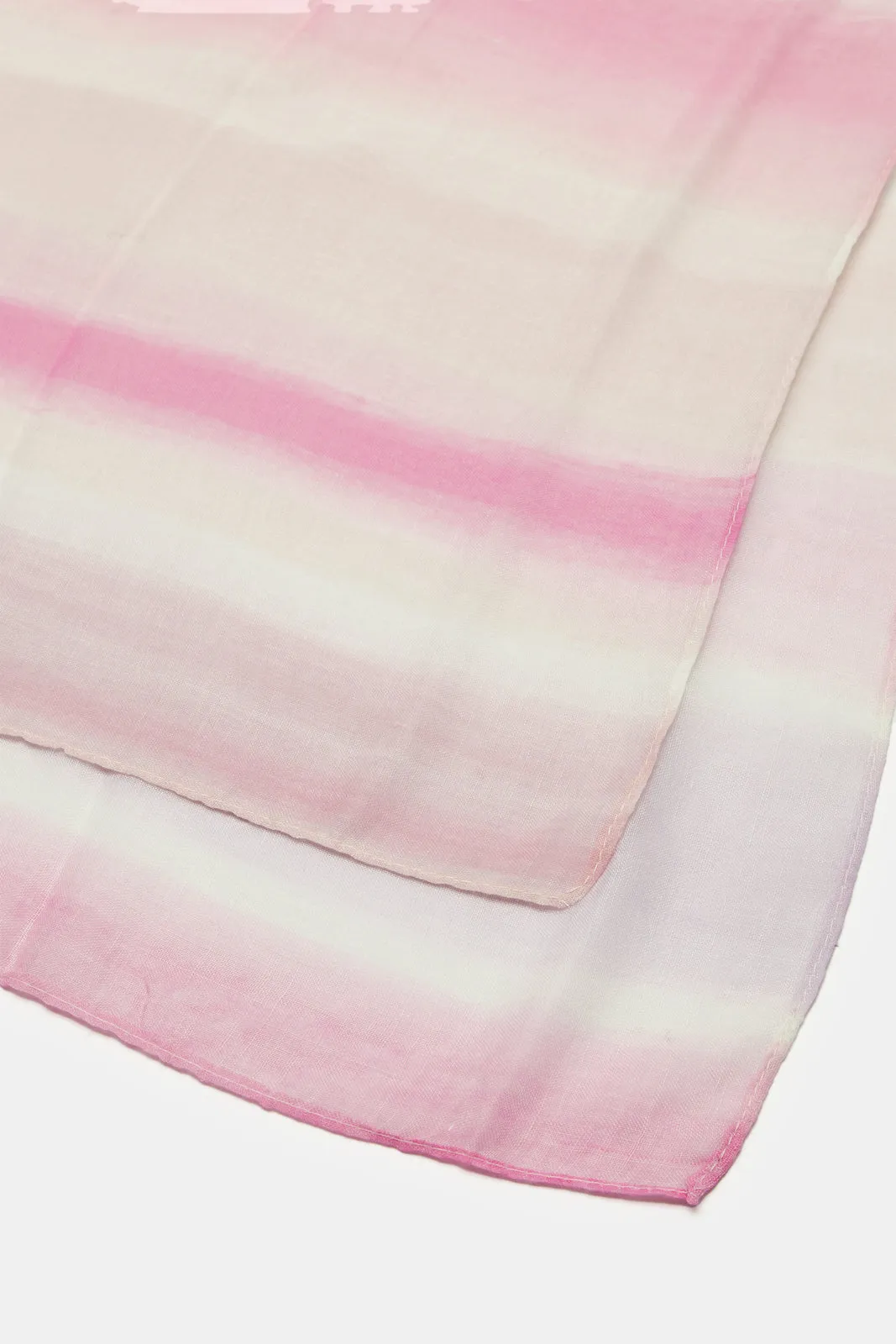 Women Pink Printed Scarf sold by Redtag product image thumbnail 4