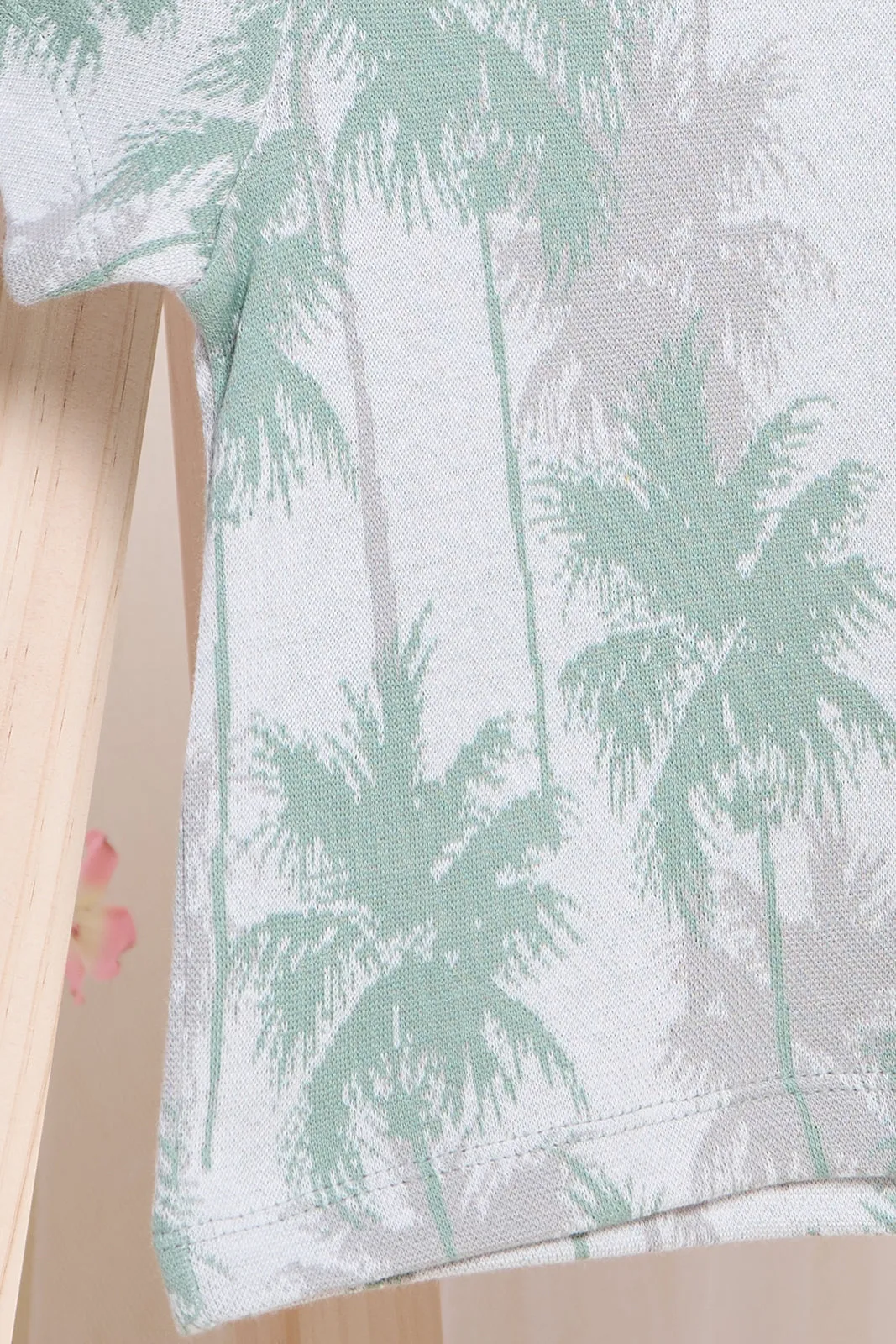 Infant Boys Green Palm Printed T-Shirt sold by Redtag product image thumbnail 4