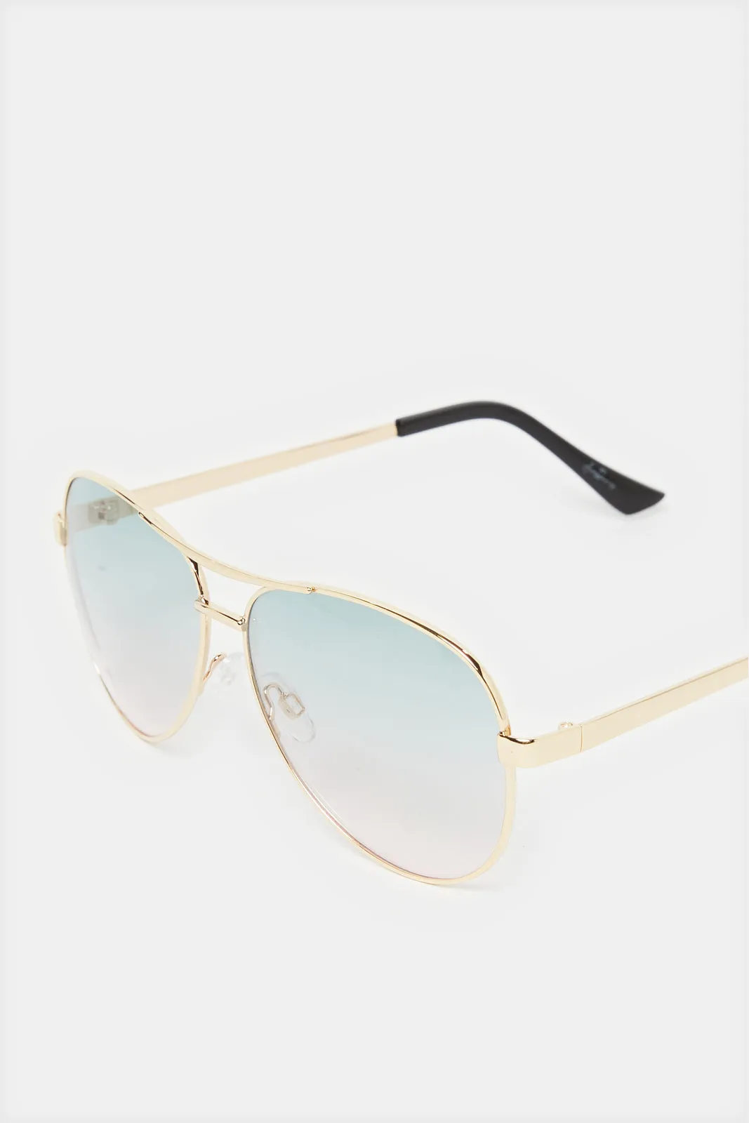 Women Gold Aviator Sunglasses sold by Redtag product image thumbnail 3