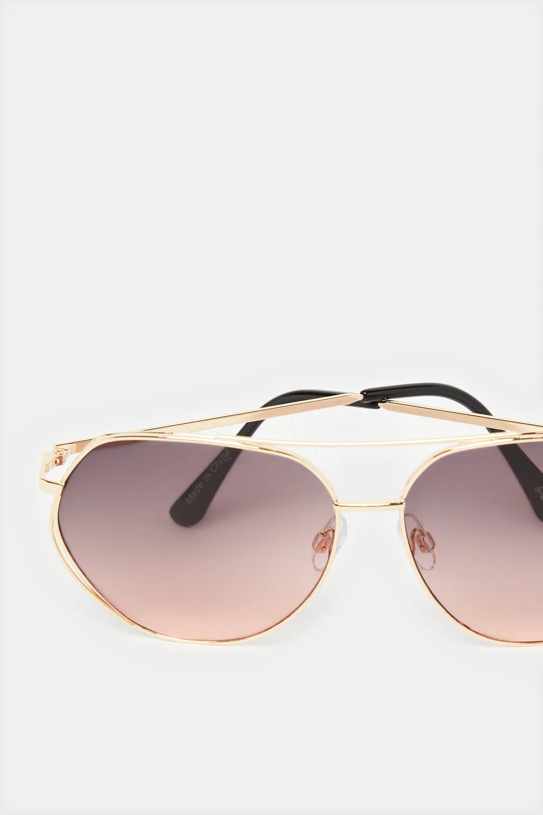 Women Gold Oversize Sunglasses sold by Redtag product image thumbnail 4