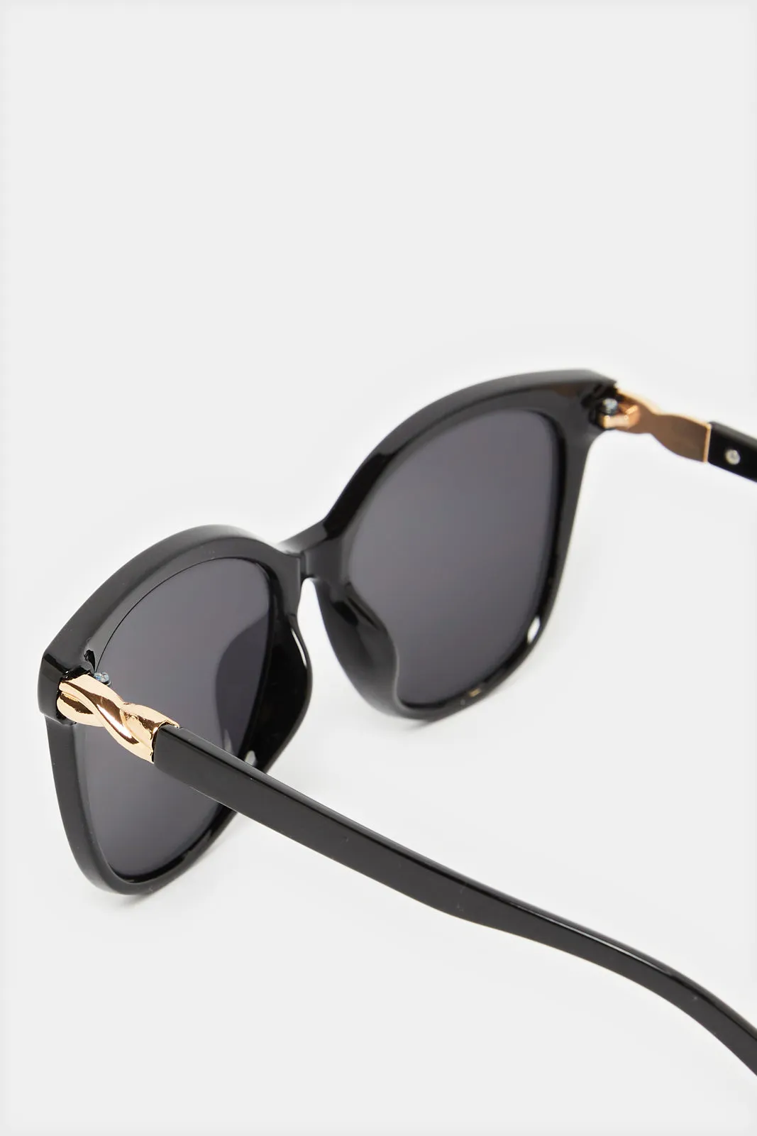 Women Black Wayfarer Embellished Sunglasses sold by Redtag product image thumbnail 2