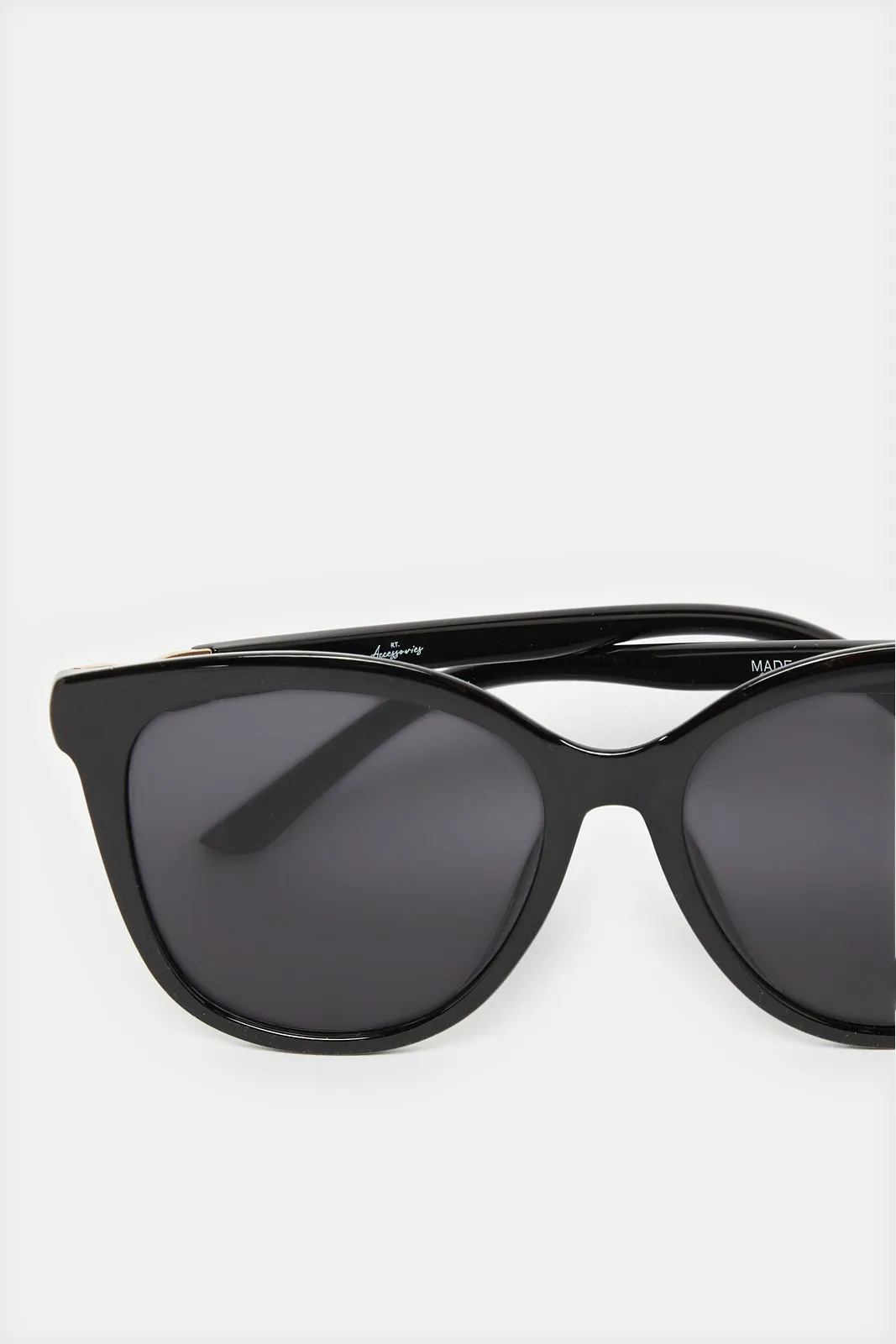 Women Black Wayfarer Embellished Sunglasses sold by Redtag product image thumbnail 4