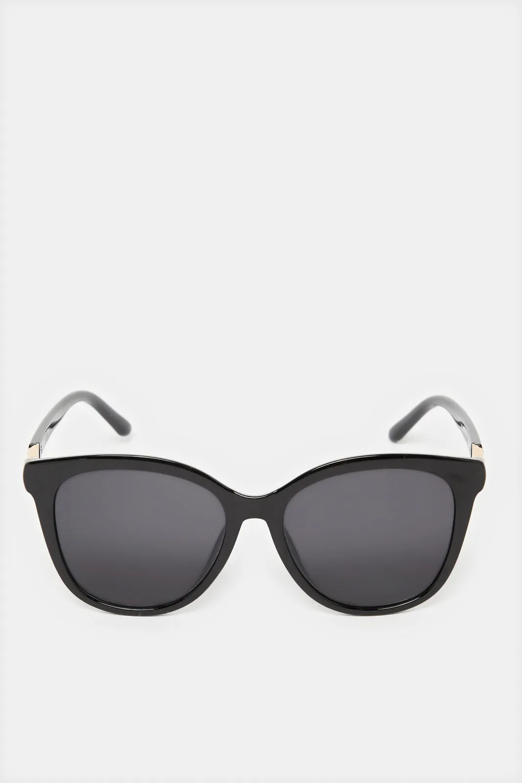 Women Black Wayfarer Embellished Sunglasses sold by Redtag