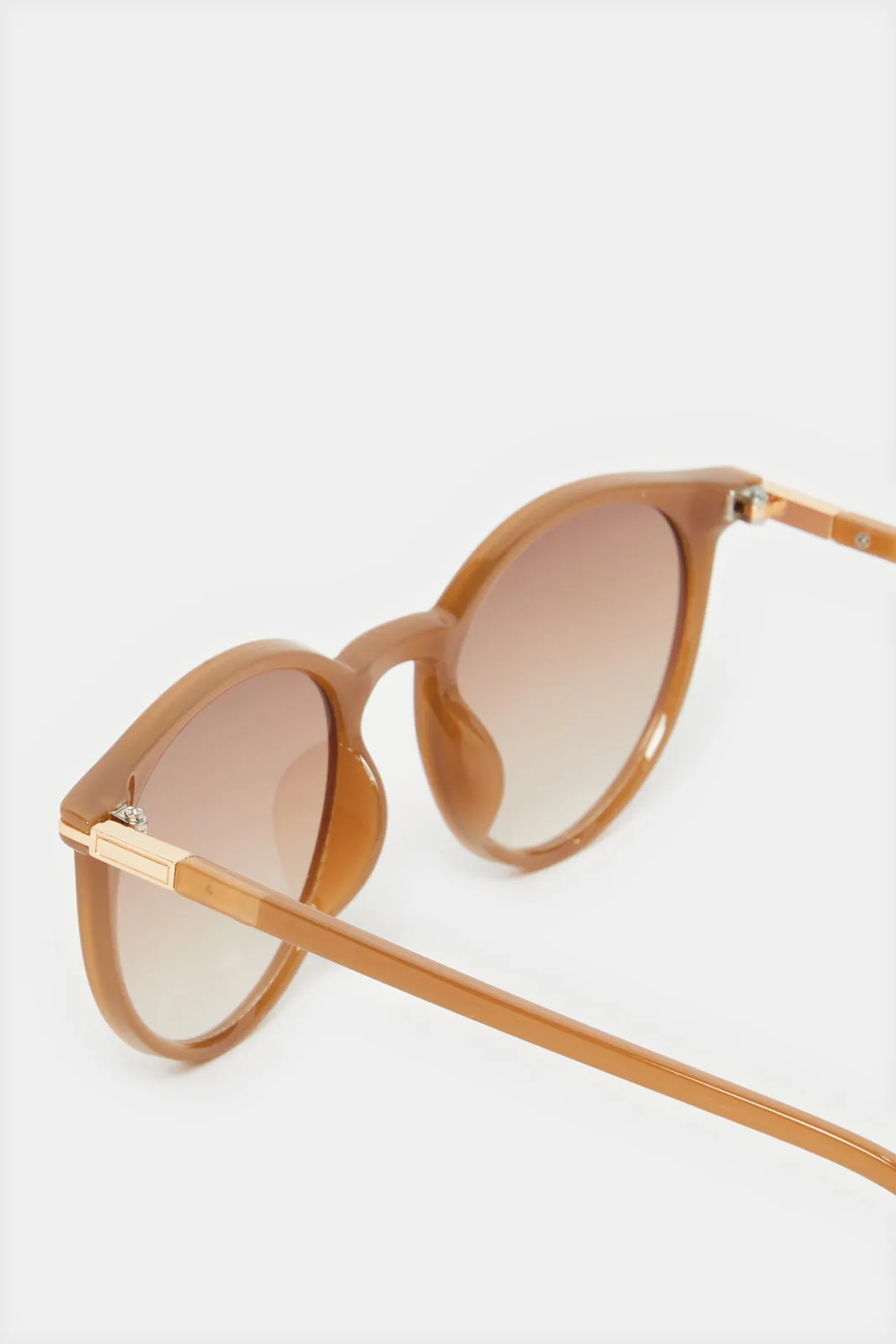 Women Brown Round Sunglasses sold by Redtag product image thumbnail 2
