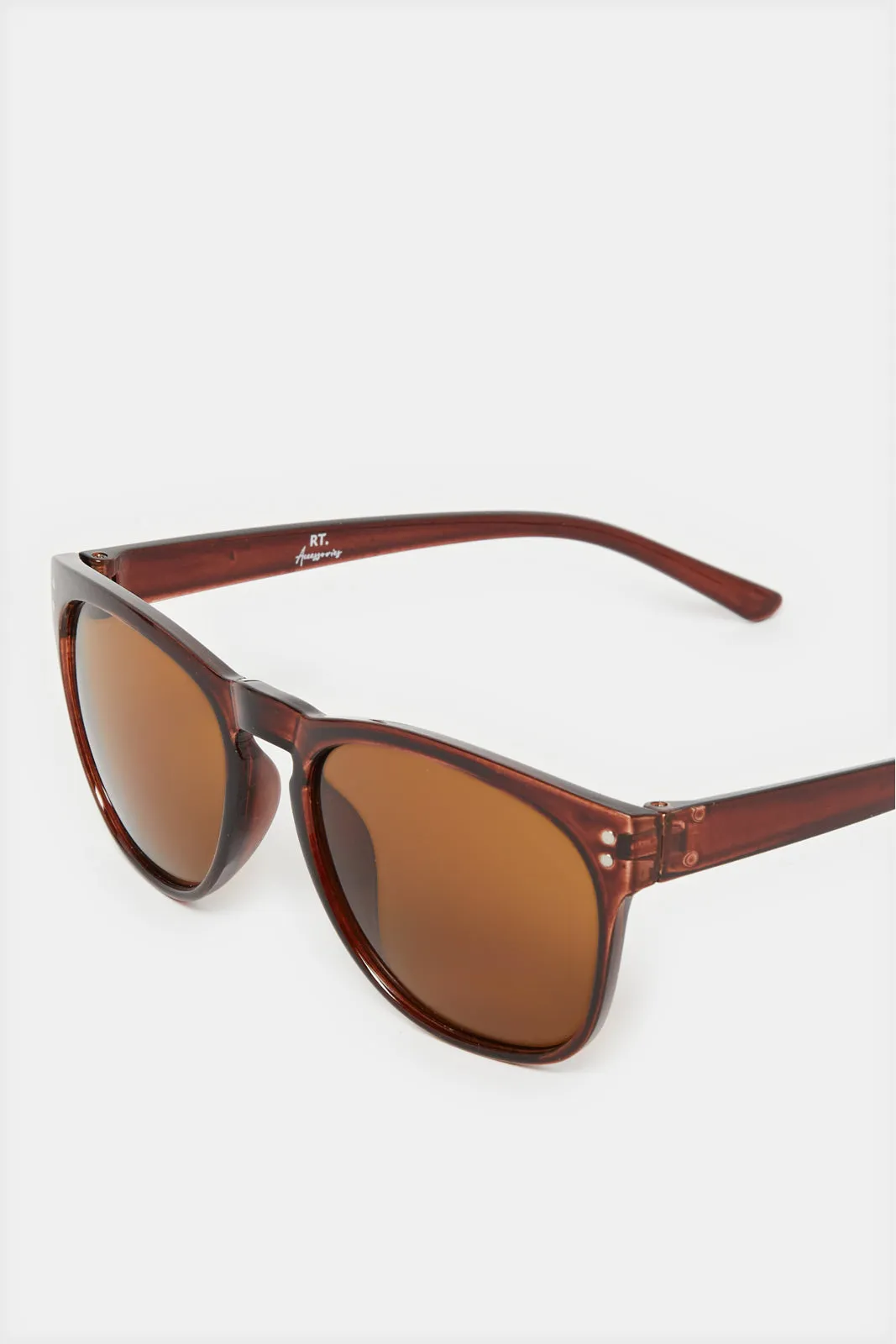 Men Brown Wayfarer Sunglasses sold by Redtag product image thumbnail 3