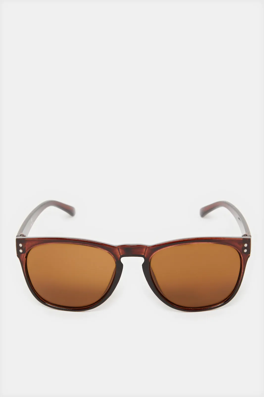 Men Brown Wayfarer Sunglasses sold by Redtag