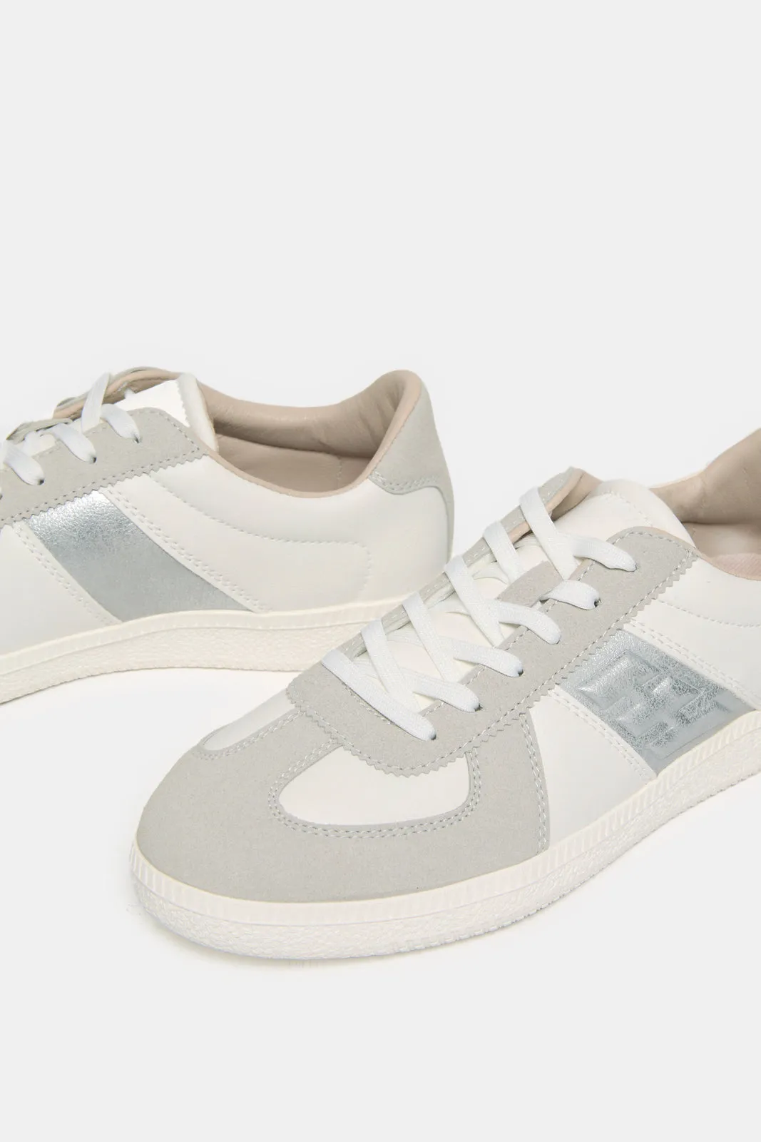 Women Grey Lace Up Shoes sold by Redtag product image thumbnail 3